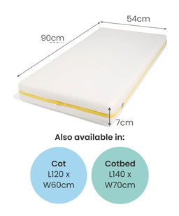 Mamas & Papas Petite Cot Mattress Essential Pocket Spring Petite Cot Mattress