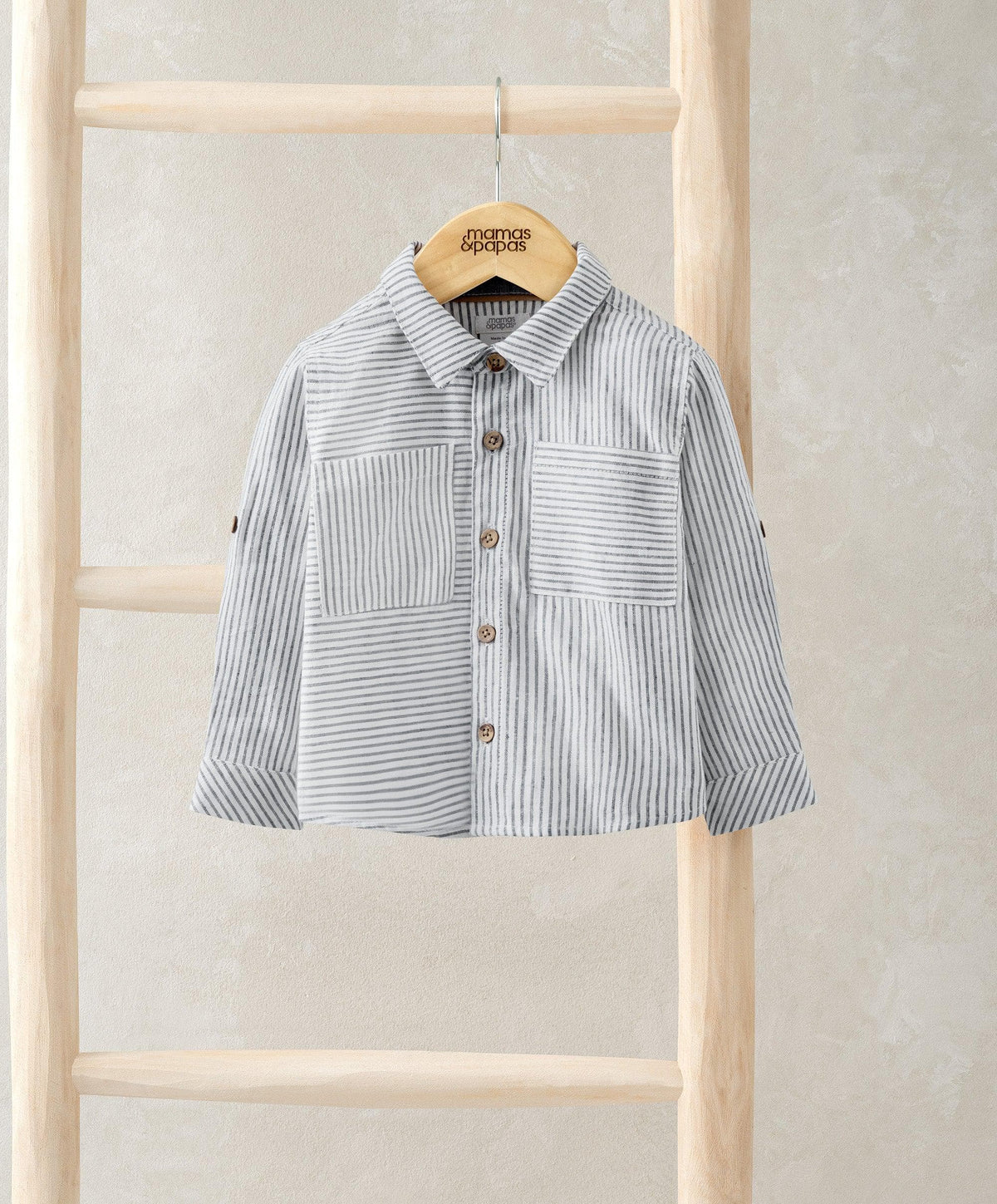 Mamas & Papas Pinstripe Shirt