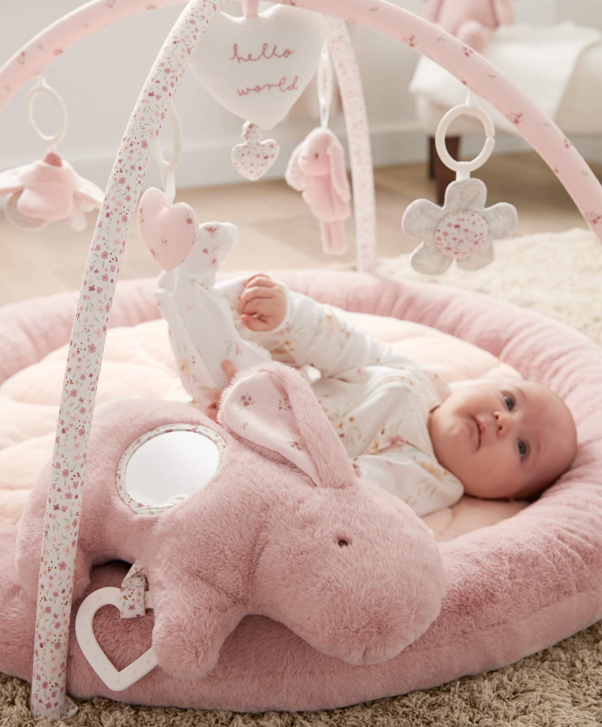 to the World Bunny Playmat Pink Mamas & Papas UK