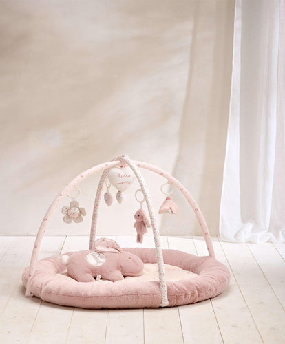 Mamas & Papas Playmats & Gyms Welcome to the World Bunny Playmat - Pink