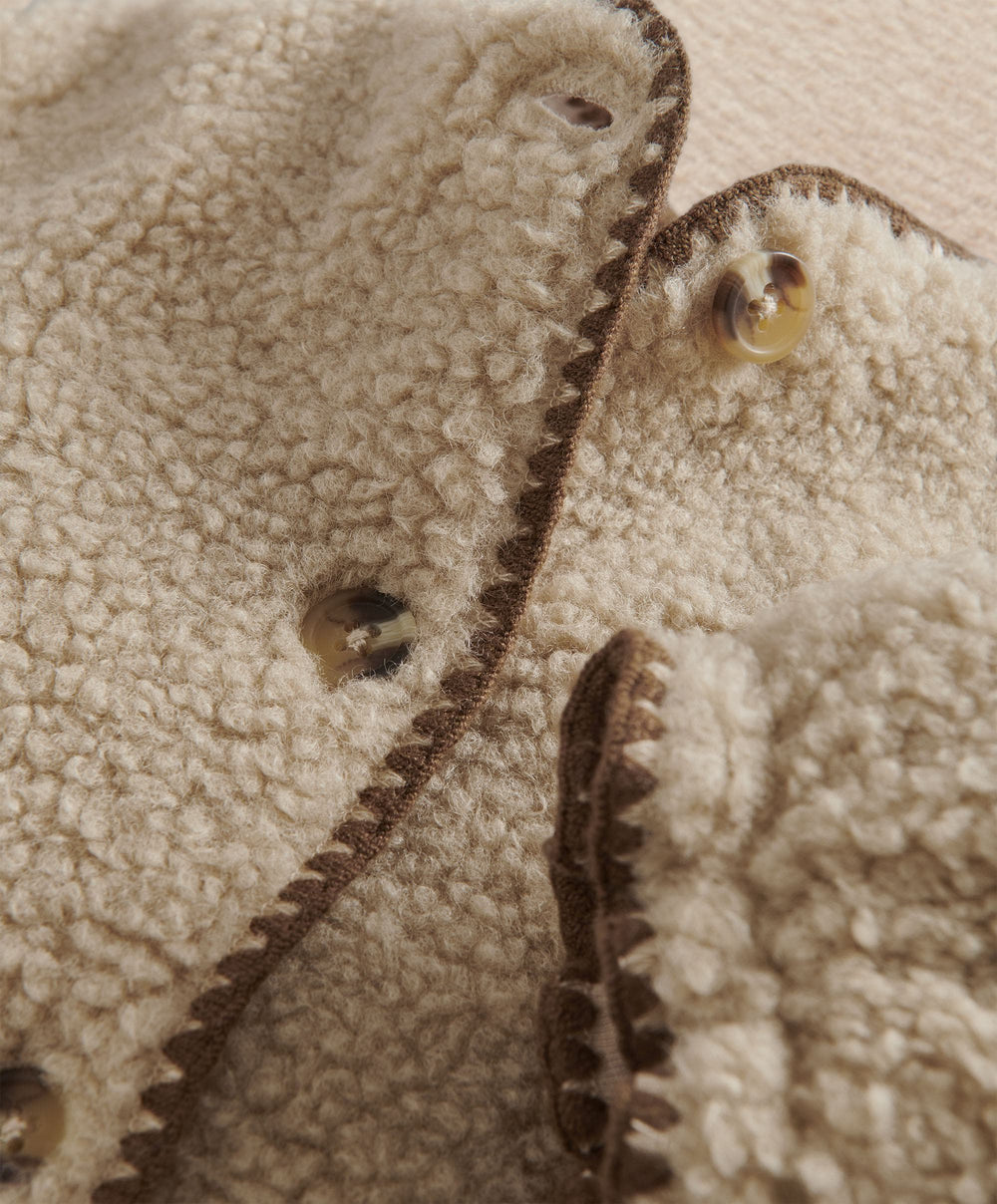 Mamas &amp; Papas Pramsuits Neutral Borg Pramsuit