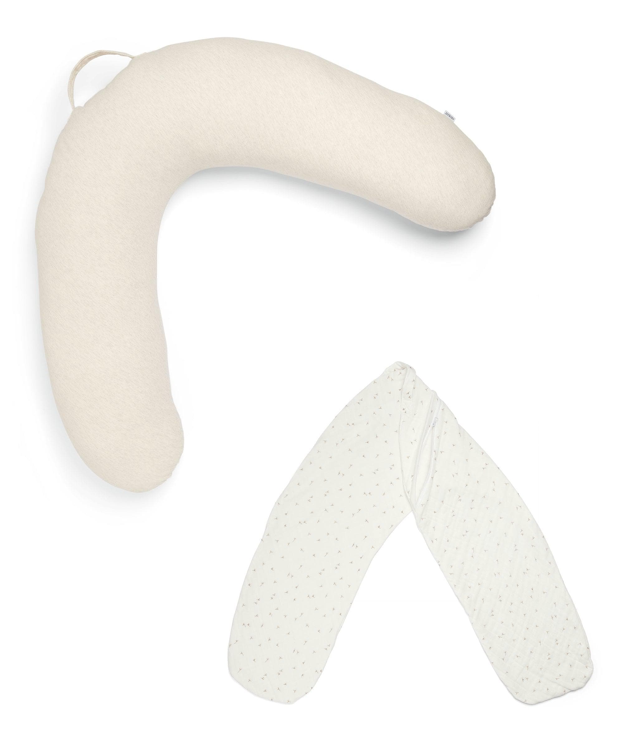 Pregnancy Nursing Pillow Cover Bundle Oatmeal