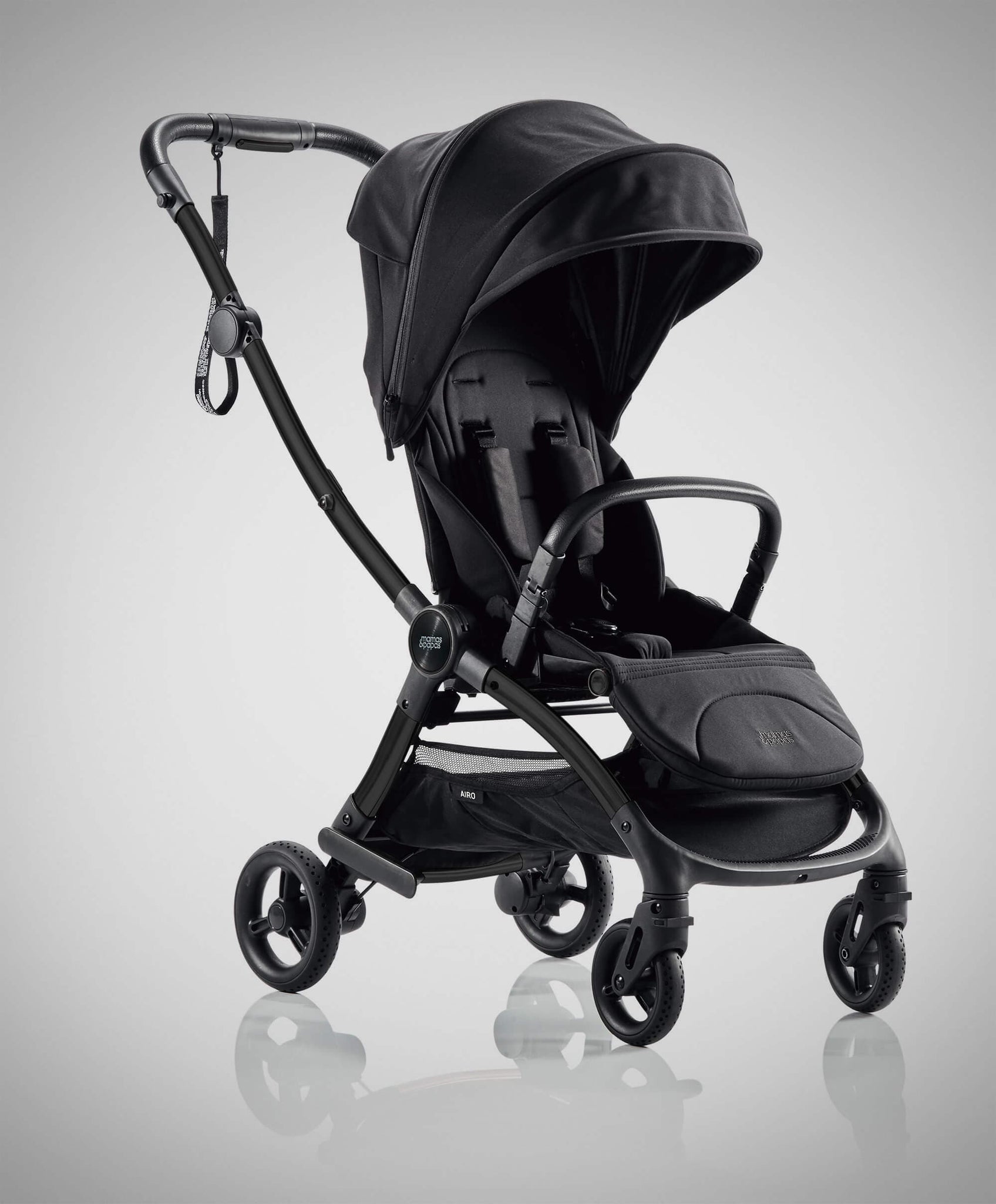 Mamas and Papas Airo compact travel stroller in black