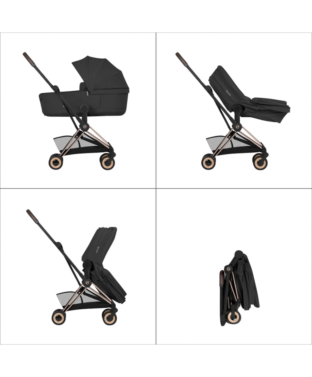 Mamas &amp; Papas Pushchairs Cybex Coya Ultimate Pushchair With Cybex Cloud T Plus &amp; Cybex Sirona T Baby Car Seat &amp; Base