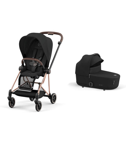 Mamas & Papas Pushchairs Cybex Mios 3 Piece Complete Pushchair Bundle - Rose Gold / Sepia Black