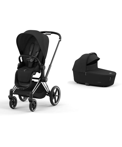 Mamas & Papas Pushchairs Cybex Priam 3 Piece Complete Pushchair Bundle - Chrome / Sepia Black