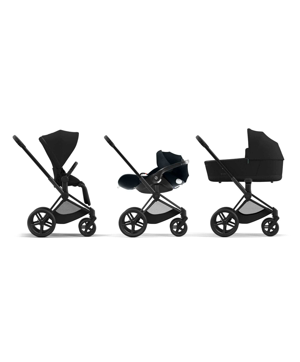 Mamas &amp; Papas Pushchairs Cybex Priam Pushchair Bundle With Cybex Cloud T i-Size + Baby Car Seat &amp; Base (7 pieces) - Black