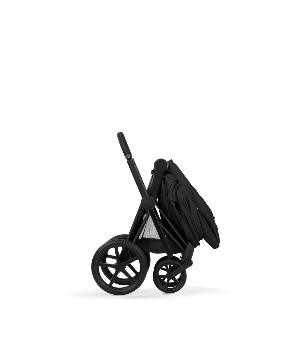 Mamas &amp; Papas Pushchairs Cybex Priam Pushchair &amp; Carrycot Bundle with Cybex Cloud T i-Size Rotating Baby Car Seat &amp; Base - Sepia Black