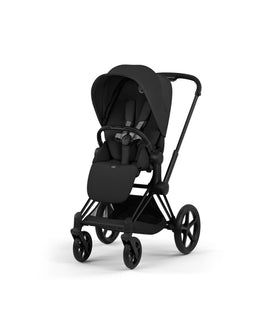 Mamas & Papas Pushchairs Cybex Priam Pushchair & Carrycot Bundle with Cybex Cloud T i-Size Rotating Baby Car Seat & Base - Sepia Black