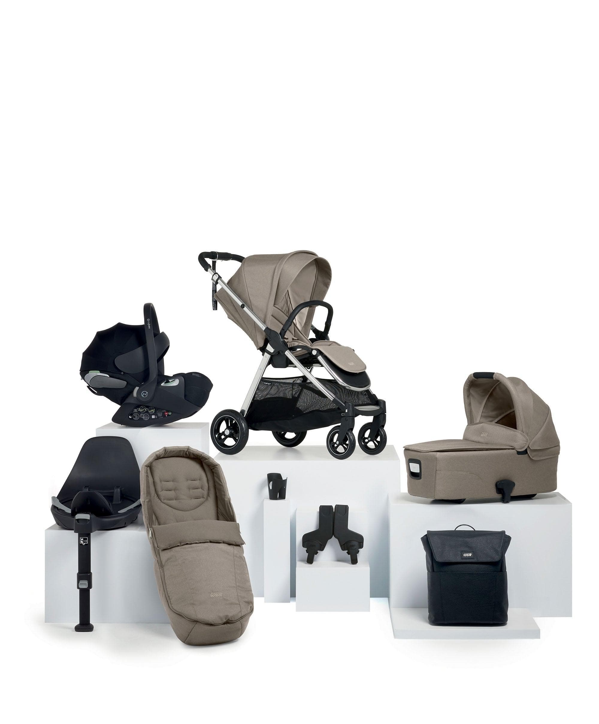 Pushchair Bundle Mamas And Papas Pram Travel Bag Car Seat Mamas