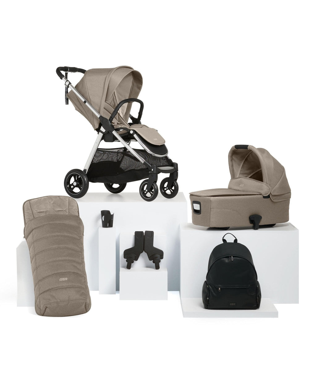 Mamas &amp; Papas Pushchairs Flip XT³ Pushchair Bundle (6 Pieces) - Fawn