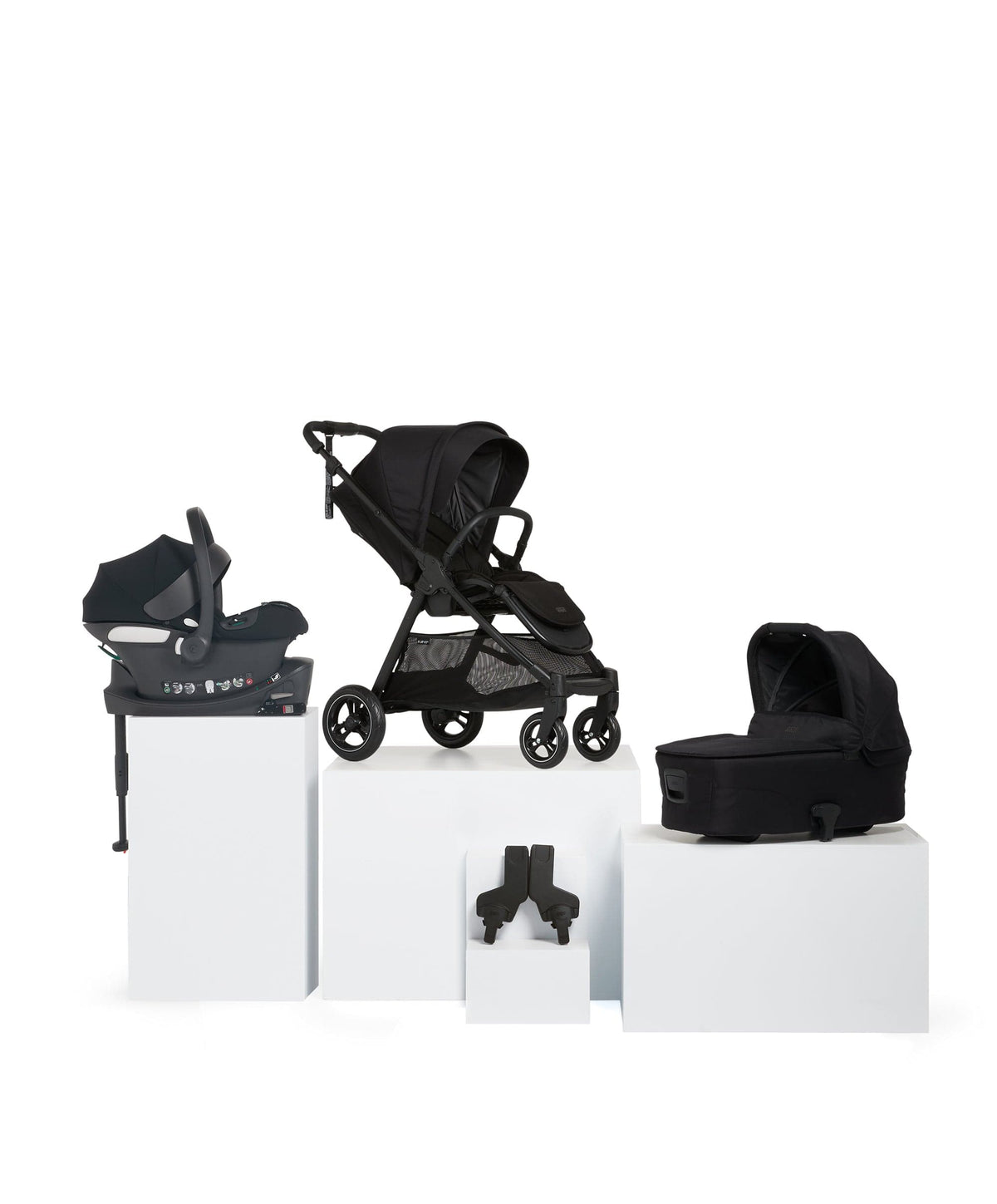 Mamas & Papas Pushchairs Flip XT³ Pushchair Bundle with Cybex Aton B Car Seat & Base (5 Pieces) - Ink