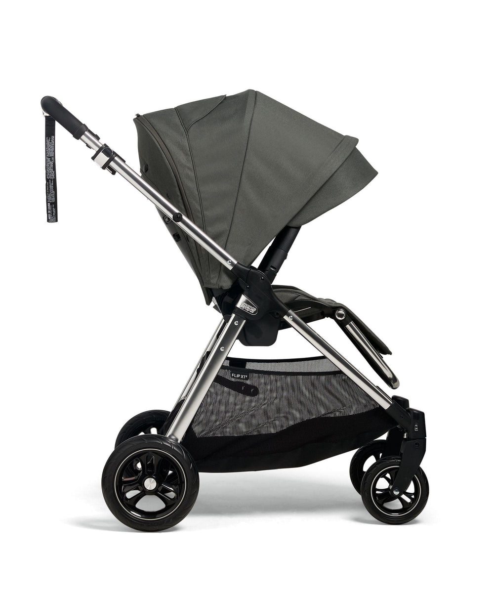 Mamas &amp; Papas Pushchairs Flip XT³ Pushchair Bundle with Cybex Aton B2 Car Seat (7 Pieces) - Harbour Grey