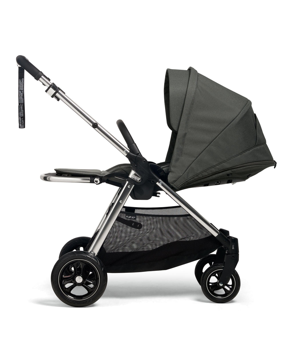 Mamas &amp; Papas Pushchairs Flip XT³ Pushchair Bundle with Cybex Aton B2 Car Seat (7 Pieces) - Harbour Grey