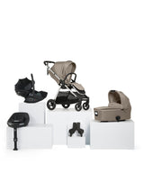Mamas & Papas Pushchairs Flip XT³ Pushchair Bundle with Cybex Cloud G Car Seat & Base (5 Pieces) - Fawn