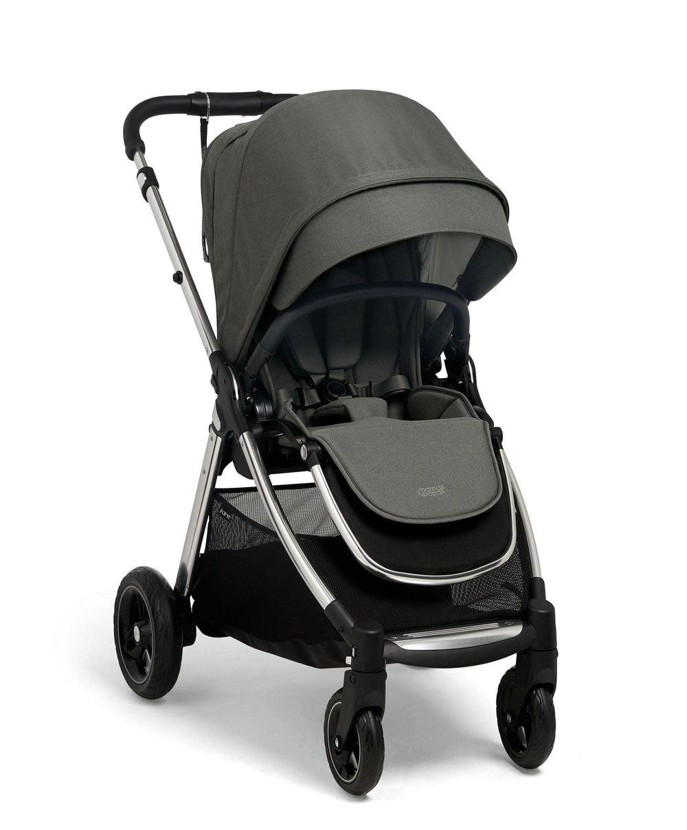 Mamas &amp; Papas Pushchairs Flip XT³ Pushchair Bundle with Maxi-Cosi Pebble 360 Pro² Car Seat (8 Pieces) - Harbour Grey