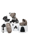 Mamas & Papas Pushchairs Flip XT³ Pushchair Bundle with Maxi-Cosi Pebble 360 Pro² Car Seat (8 Pieces) - Stone