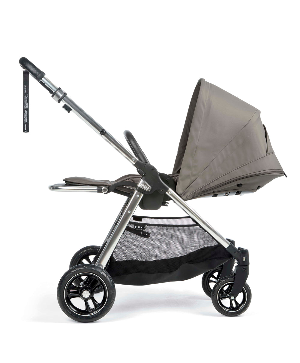 Mamas &amp; Papas Pushchairs Flip XT³ Pushchair Bundle with Maxi-Cosi Pebble 360 Pro² Car Seat (8 Pieces) - Stone