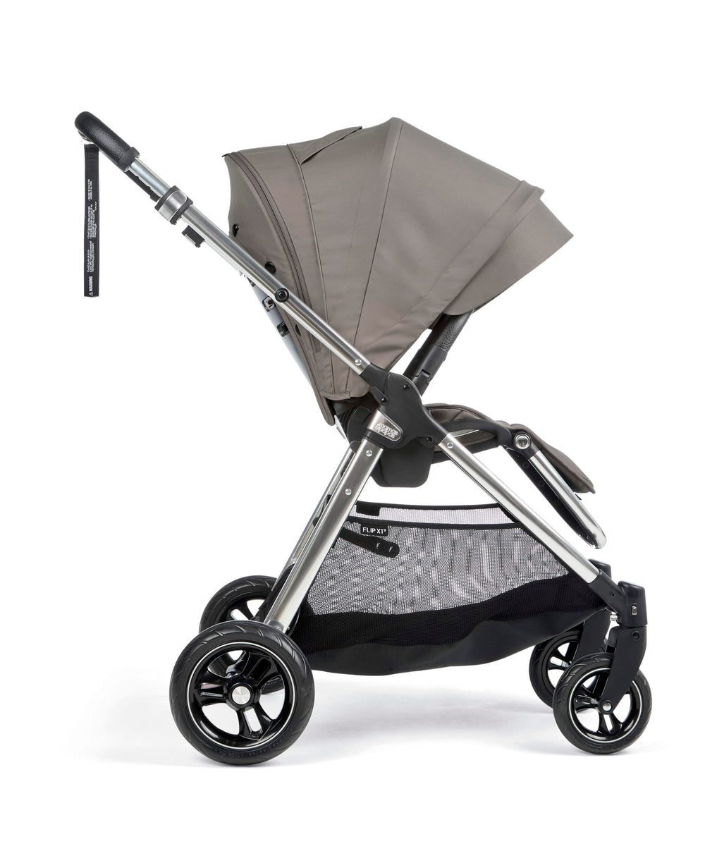 Mamas &amp; Papas Pushchairs Flip XT³ Pushchair Bundle with Maxi-Cosi Pebble 360 Pro² Car Seat (8 Pieces) - Stone