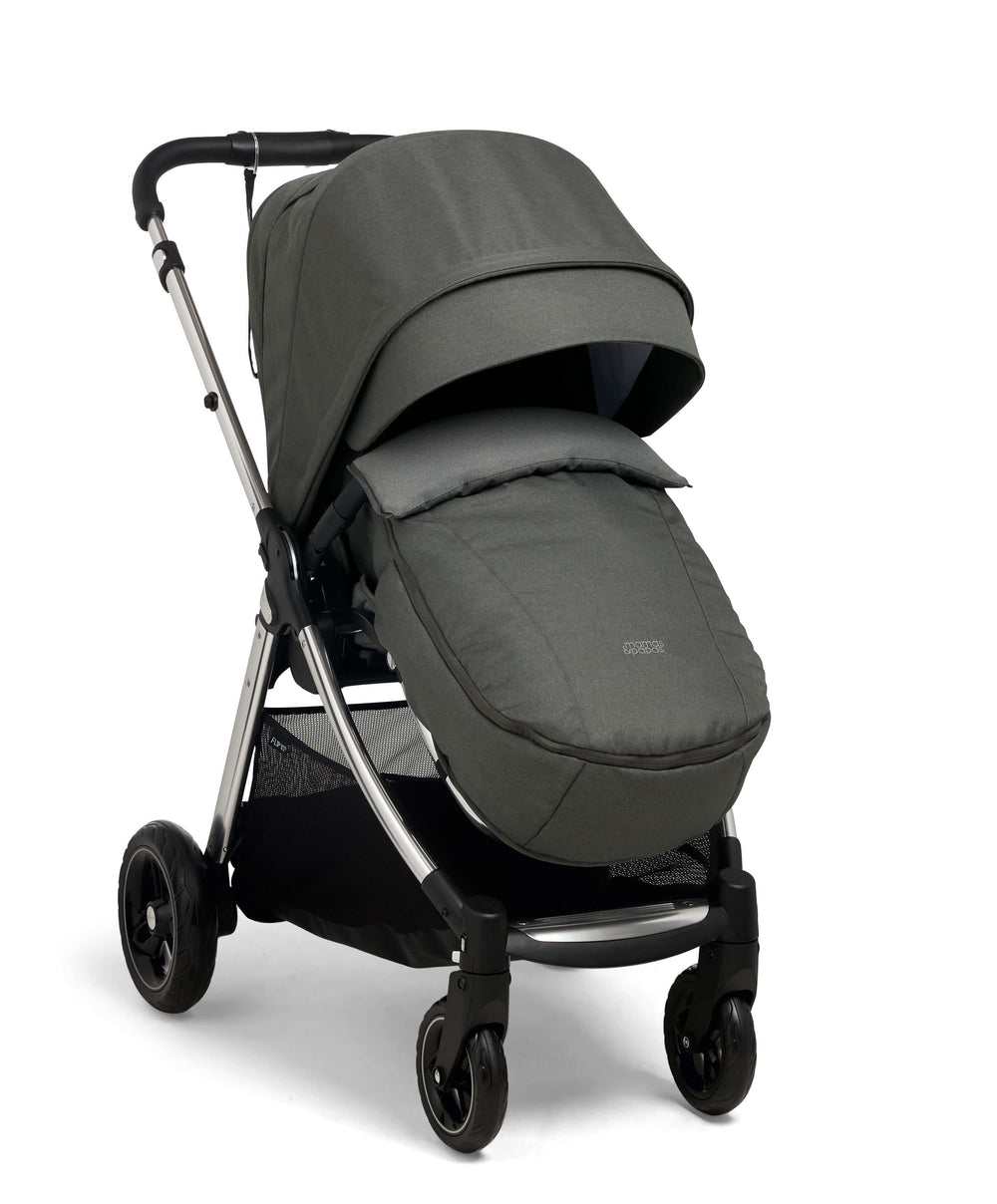 Mamas &amp; Papas Pushchairs Flip XT³ Pushchair Bundle with Maxi-Cosi Pebble Slide Pro Car Seat &amp; Base (8 Pieces) - Harbour Grey