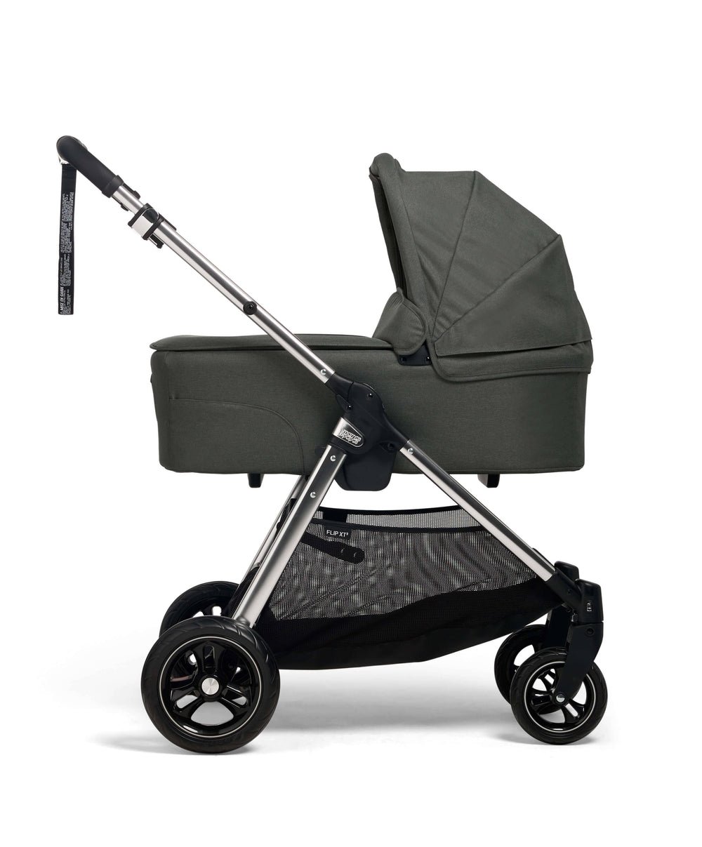 Mamas &amp; Papas Pushchairs Flip XT³ Pushchair Bundle with Maxi-Cosi Pebble Slide Pro Car Seat &amp; Base (8 Pieces) - Harbour Grey