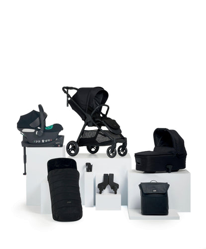 Mamas & Papas Pushchairs Flip XT³ Pushchair Complete Bundle with Cybex Aton B2 Car Seat & Base (7 Pieces) - Ink