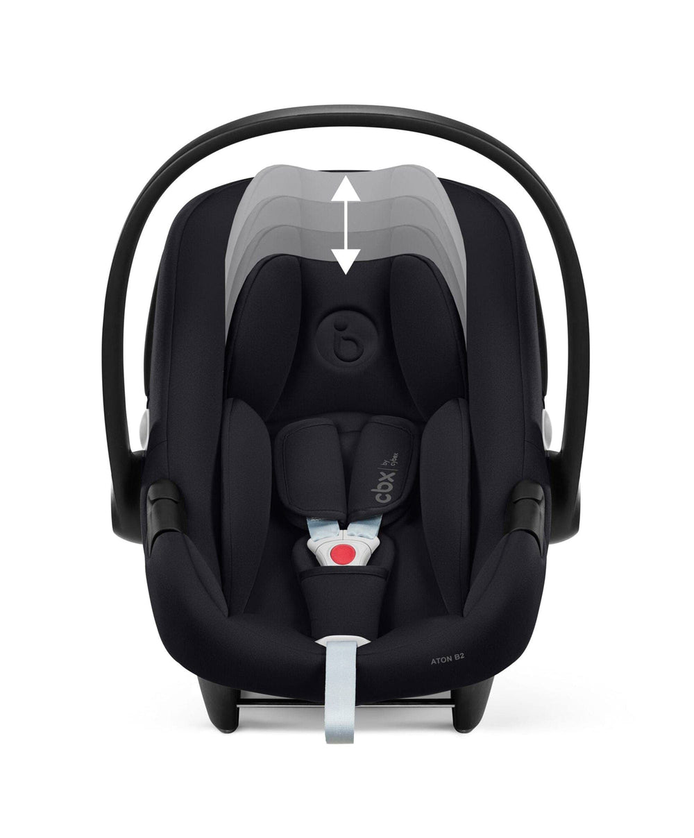 Mamas &amp; Papas Pushchairs Flip XT³ Pushchair Complete Bundle with Cybex Aton B2 i-Size Car Seat &amp; Base (7 Pieces) – Stone