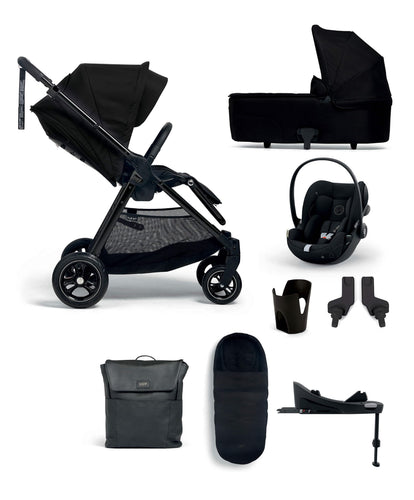 Mamas & Papas Pushchairs Flip XT³ Pushchair Complete Bundle with Cybex Cloud G Car Seat & Base (8 Pieces) - Ink