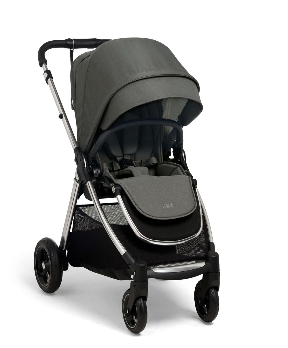 Flip XT³ Pushchair Bundle with Maxi-Cosi Pebble Slide Pro Car Seat &amp; Base (8 Pieces) - Harbour Grey