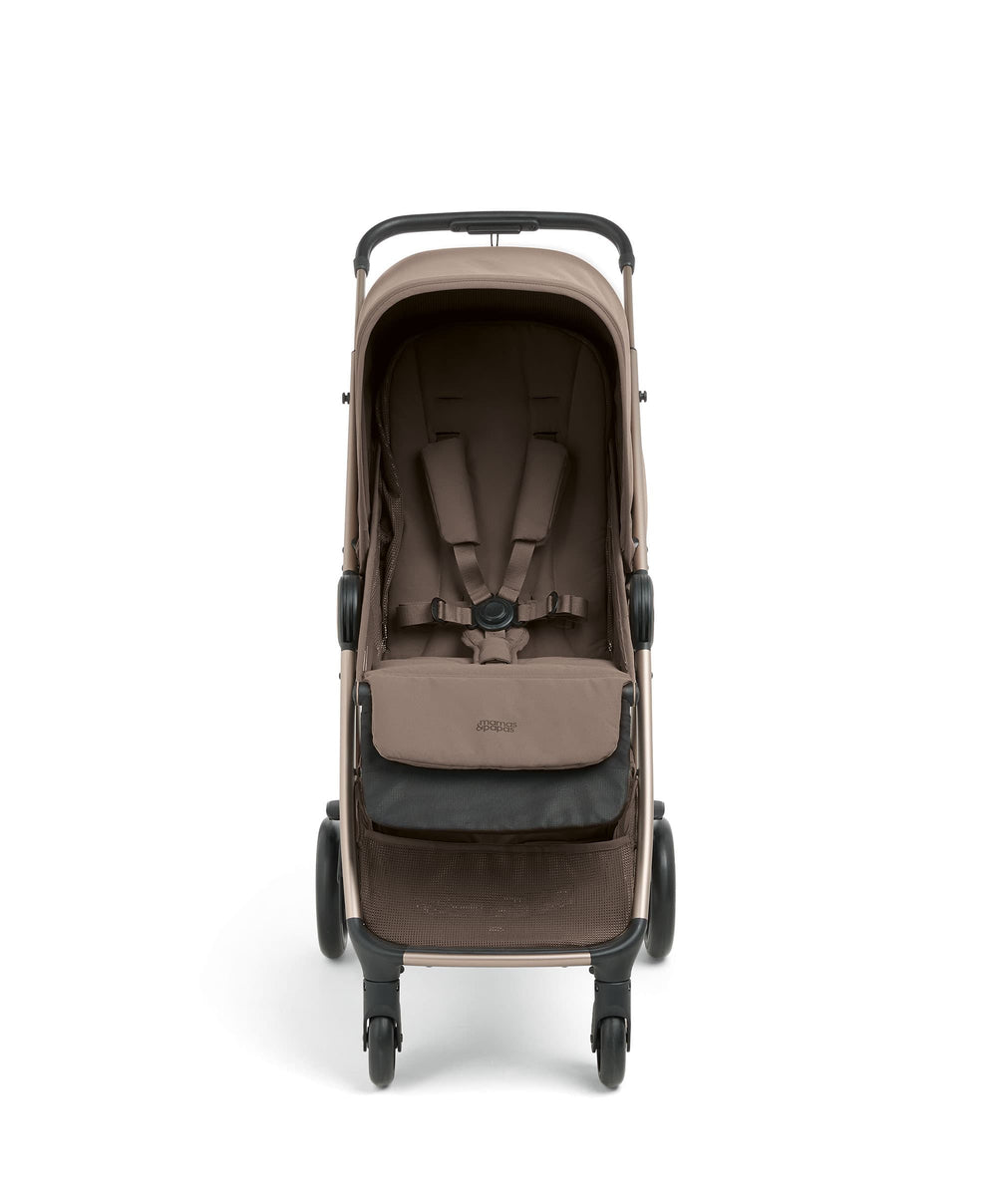 Mamas &amp; Papas Pushchairs Libro Stroller Bundle with Quilted Memory Foam Liner (2 Piece)– Oyster/Graphite