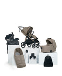 Mamas & Papas Pushchairs Ocarro 2 Complete Pushchair Bundle with Cybex Aton B2 i-Size Baby Car Seat (8 Pieces) - Oatmeal