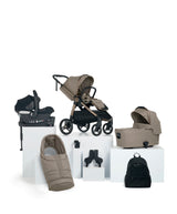 Mamas & Papas Pushchairs Ocarro 2 Complete Pushchair Bundle with Cybex Aton B2 i-Size Baby Car Seat (8 Pieces) - Oatmeal