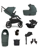 Mamas & Papas Pushchairs Ocarro 2 Complete Pushchair Bundle with Cybex Aton B2 i-Size Baby Car Seat & Base  (8 Pieces) - Teal