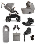 Mamas & Papas Pushchairs Ocarro 2 Complete Pushchair Bundle with Cybex Cloud T Plus i-Size Baby Car Seat (8 Pieces) - Heritage