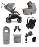 Mamas & Papas Pushchairs Ocarro 2 Complete Pushchair Bundle with Maxi-Cosi Pebble Slide Pro Car Seat & Base (8 Pieces) - Heritage
