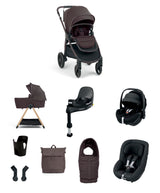 Mamas & Papas Pushchairs Ocarro 2 Pushchair Baby to Toddler Travel Bundle with Maxi-Cosi Pebble 360 Pro2 & Pearl 360 Pro  (10 Pieces) - Americano