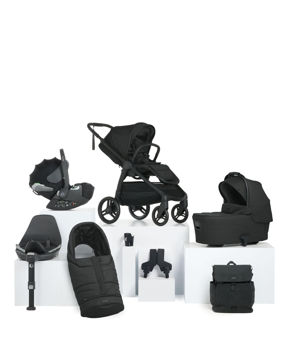 Mamas &amp; Papas Pushchairs Ocarro 2 Pushchair Bundle With Cybex Cloud T i-Size Rotating Baby Car Seat &amp; Base (8 Pieces) - Eclipse