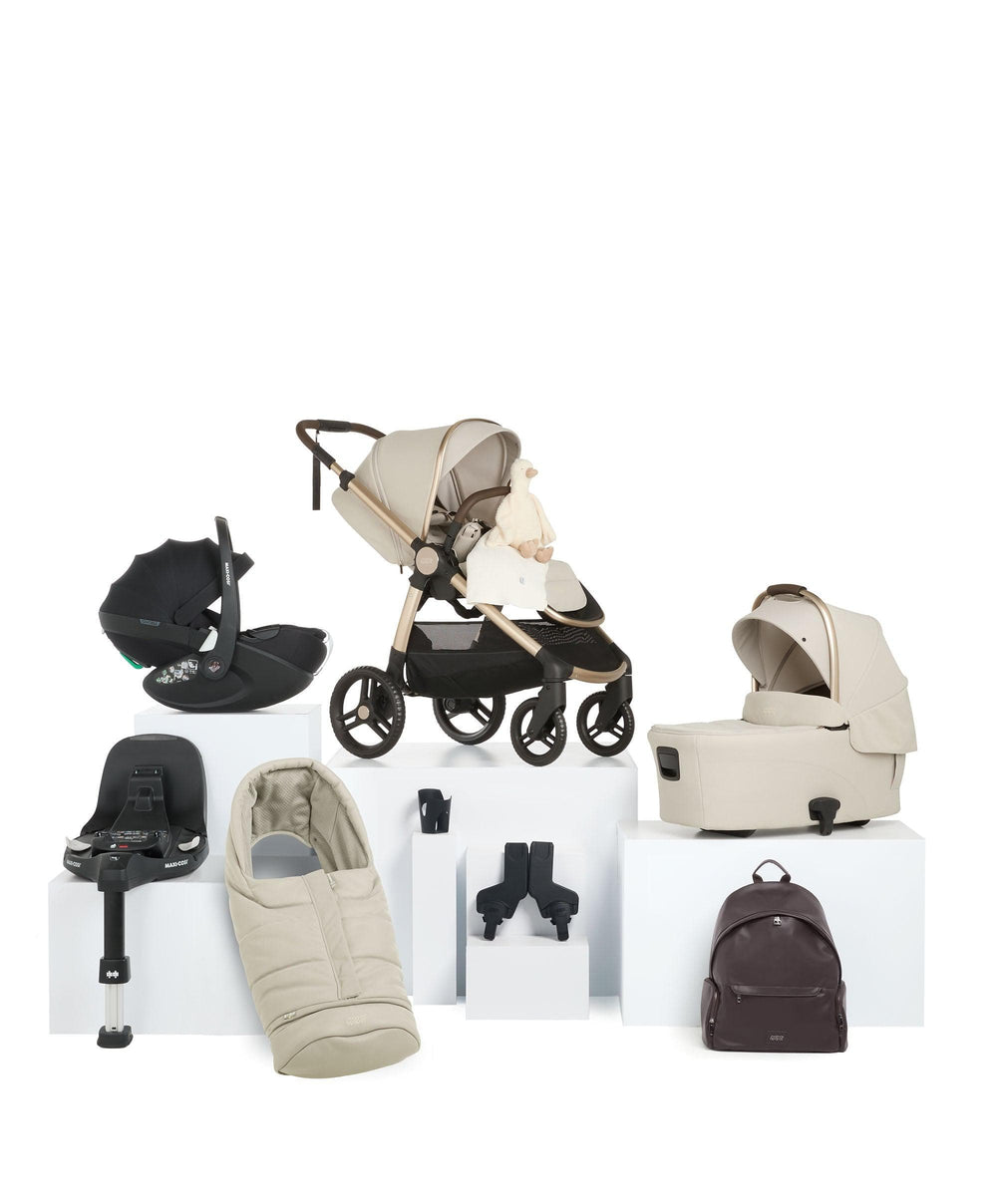 Mamas &amp; Papas Pushchairs Ocarro 2 Pushchair Bundle With Maxi-Cosi Pebble 360 Pro² Car Seat &amp; Base (10 Pieces) - Shell