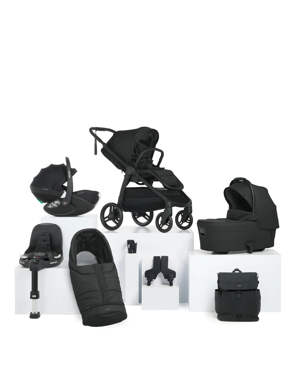 Mamas &amp; Papas Pushchairs Ocarro 2 Pushchair Bundle With Maxi-Cosi Pebble 360 Pro² Car Seat &amp; Base (8 Pieces) - Eclipse