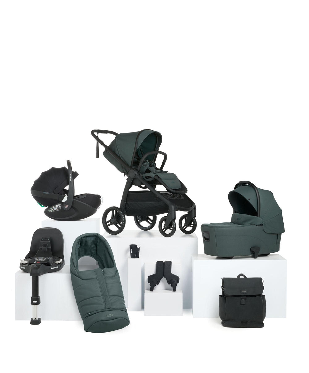 Mamas &amp; Papas Pushchairs Ocarro 2 Pushchair Bundle With Maxi-Cosi Pebble 360 Pro² Car Seat &amp; Base (8 Pieces) - Teal