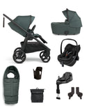 Mamas & Papas Pushchairs Ocarro 2 Pushchair Bundle with Maxi-Cosi Pebble Slide Pro Car Seat & Base (8 Pieces) - Teal