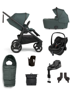 Mamas & Papas Pushchairs Ocarro 2 Pushchair Bundle with Maxi-Cosi Pebble Slide Pro Car Seat & Base (8 Pieces) - Teal