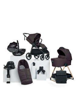 Mamas & Papas Pushchairs Ocarro 2 Pushchair Bundle with Maxi-Cosi Pebble Slide Pro Car Seat & Base (9 Pieces) - Americano