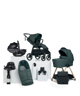 Mamas & Papas Pushchairs Ocarro 2 Pushchair Bundle with Maxi-Cosi Pebble Slide Pro Car Seat & Base (9 Pieces) - Teal