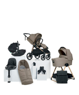 Mamas & Papas Ocarro 2 Pushchair Bundle with Maxi-Cosi Slide Pro Car Seat & Base (9 Pieces) - Oatmeal