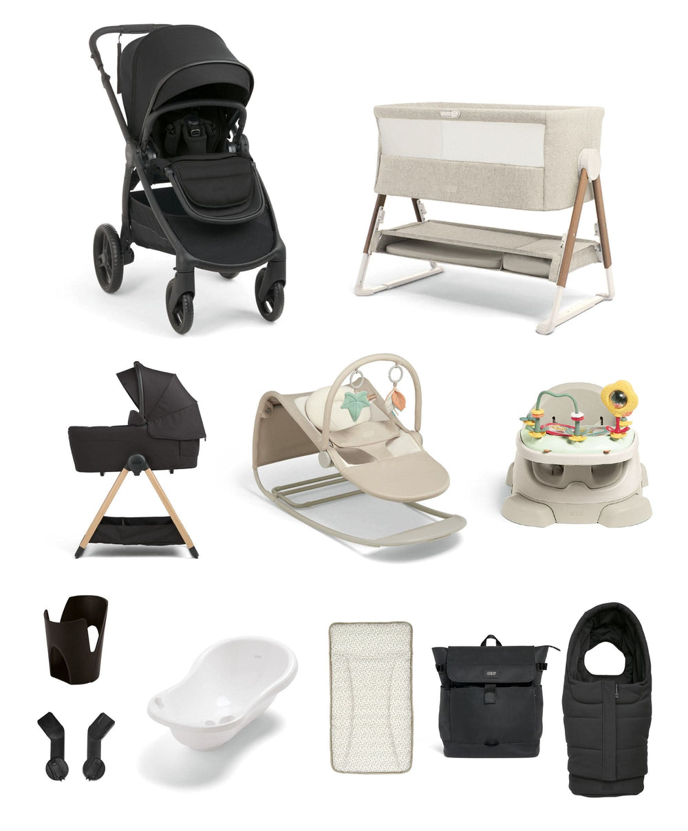 Mamas &amp; Papas Pushchairs Ocarro 2 Pushchair Ultimate Newborn Bundle (12 Pieces) - Eclipse