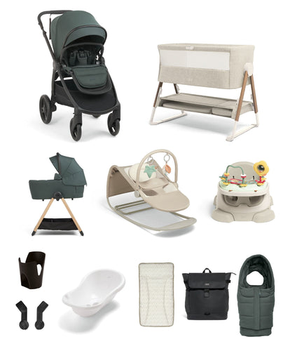 Mamas & Papas Pushchairs Ocarro 2 Pushchair Ultimate Newborn Bundle with Maxi-Cosi Pebble 360 Pro2 (16 Pieces) - Teal
