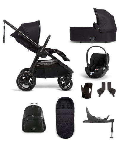 Mamas & Papas Pushchairs Ocarro 8 Piece Complete Bundle Including Cloud T Car Seat and Base in Carbon