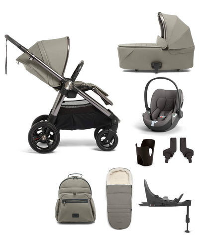 Mamas & Papas Pushchairs Ocarro 8 Piece Complete Bundle Including Cloud T Car Seat and Base in Everest