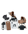 Mamas & Papas Pushchairs Vardo Complete Pushchair Bundle with Maxi-Cosi Pebble Slide Pro Car Seat & Base (9 Pieces) - Nutmeg
